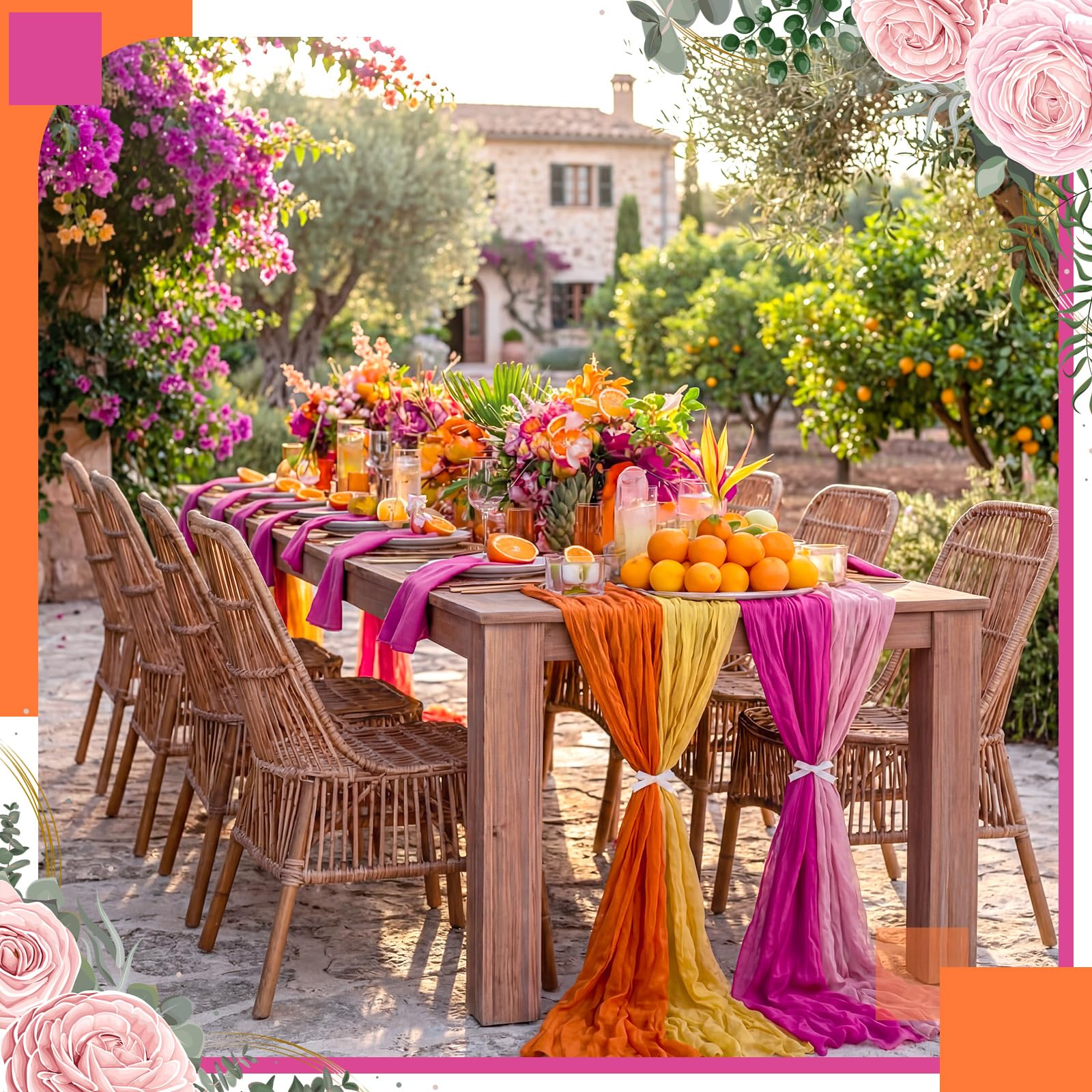 Ideal for weddings and bridal showers boho decor