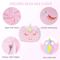 Large cover size 24 by 24 by 19.5 inches stores up to 90 plush toys