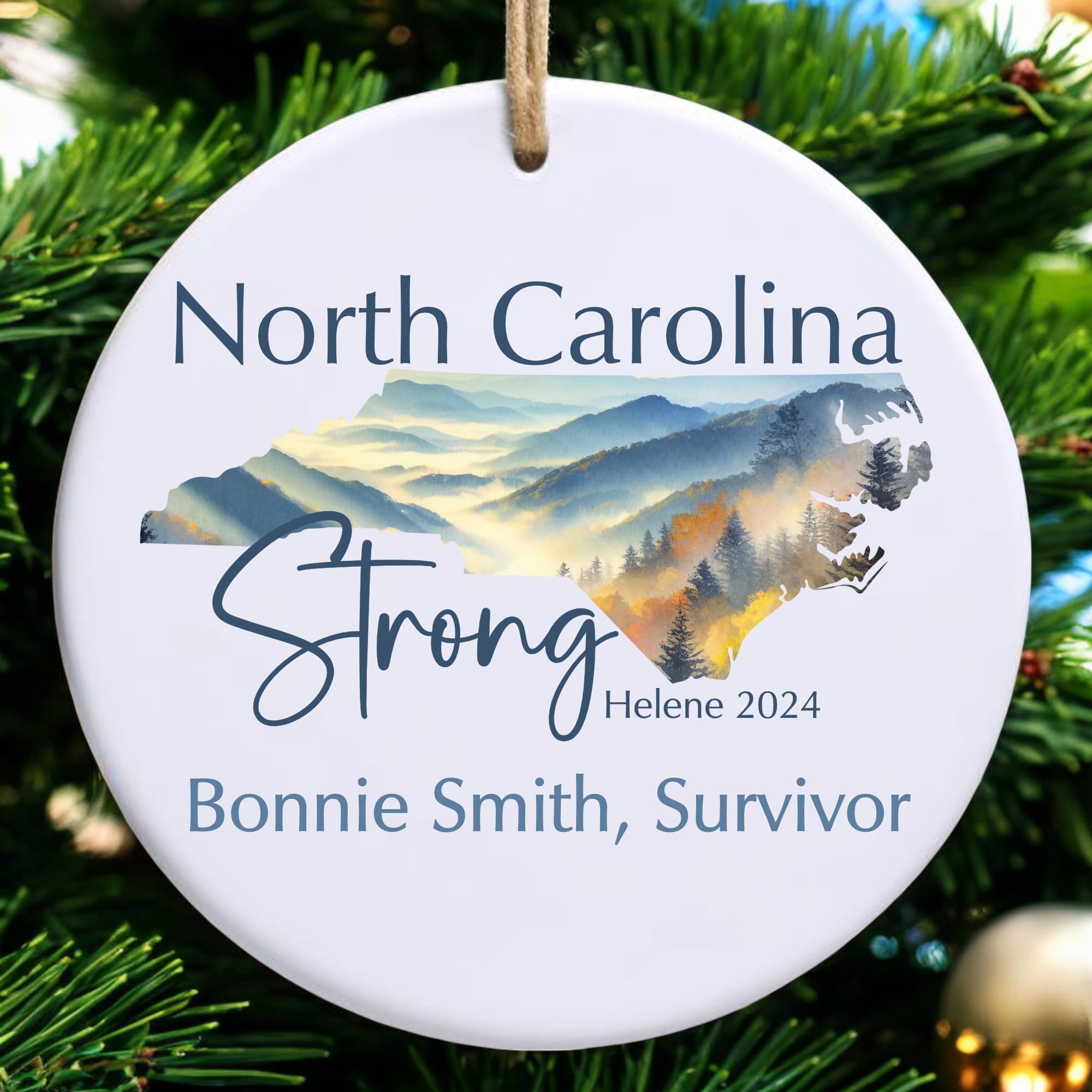 Bold North Carolina State design commemorating survivors and rescuers
