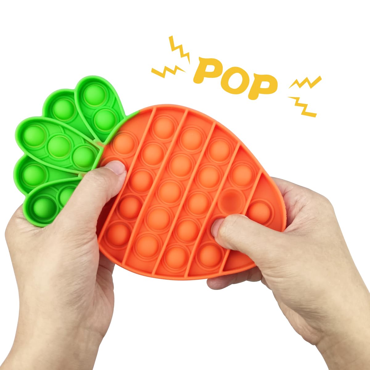 Pinkiwine Easter Pop Fidget Toys green egg style four pack