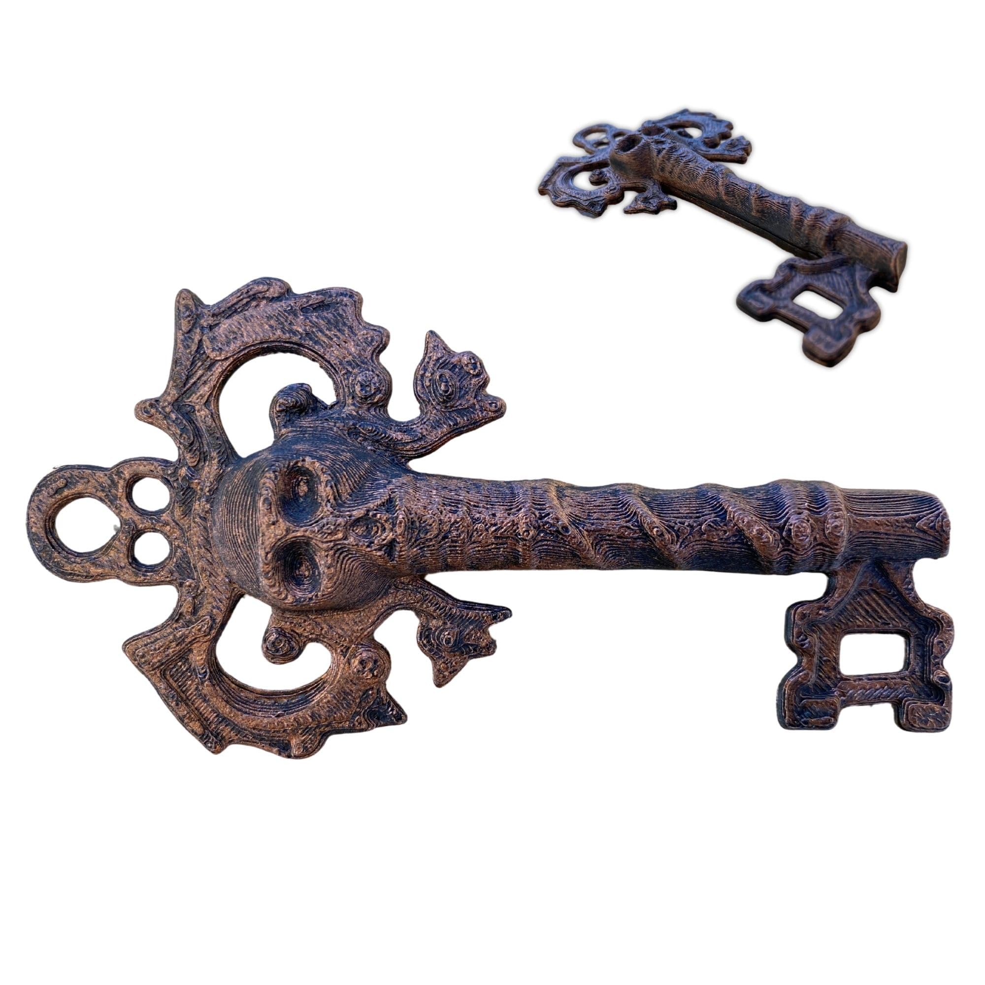 Pirate Key 3D printed antique skeleton key prop