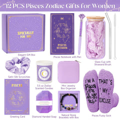 3.5 oz zodiac scented candle included in gift set