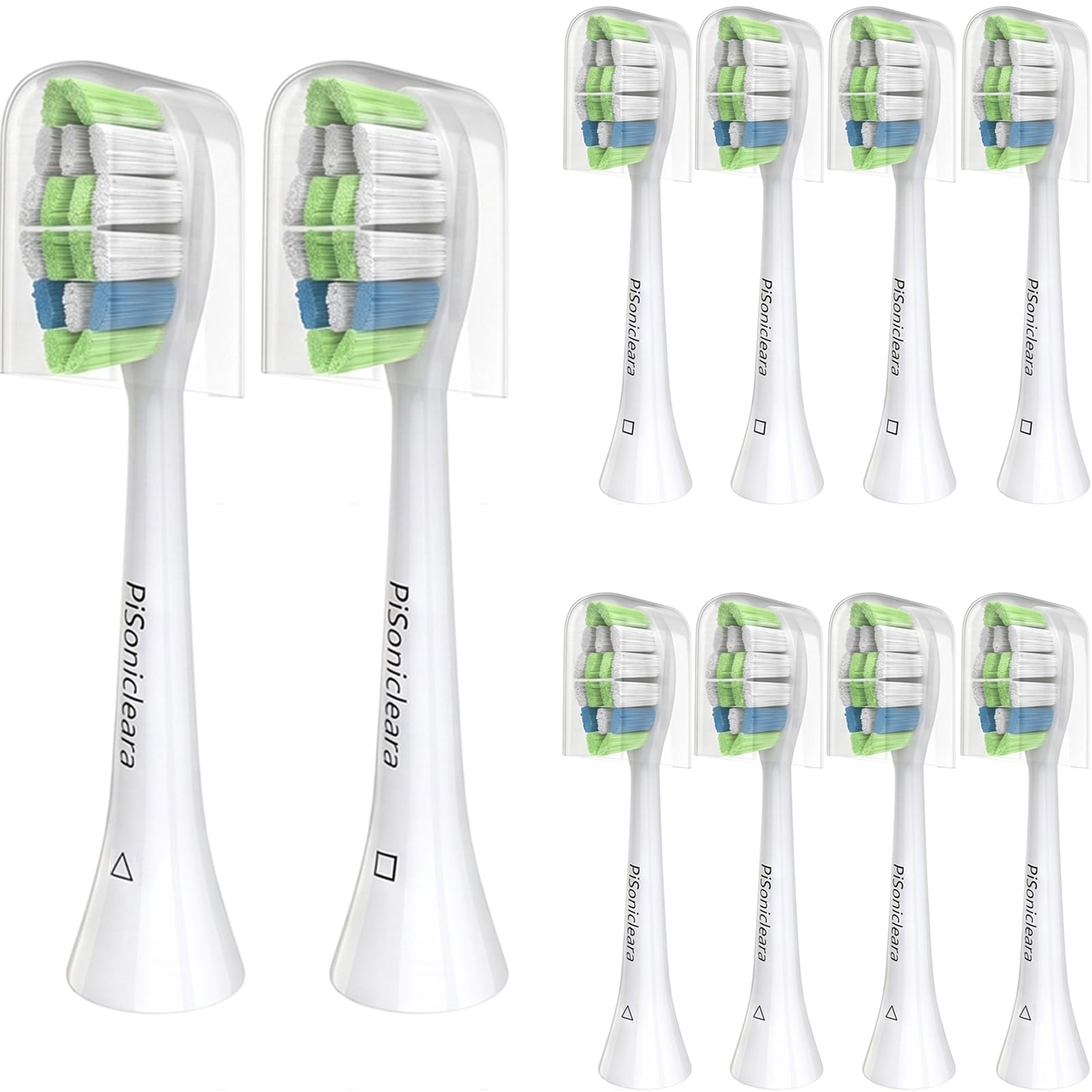 Pisonicleara replacement toothbrush heads for Philips Sonicare