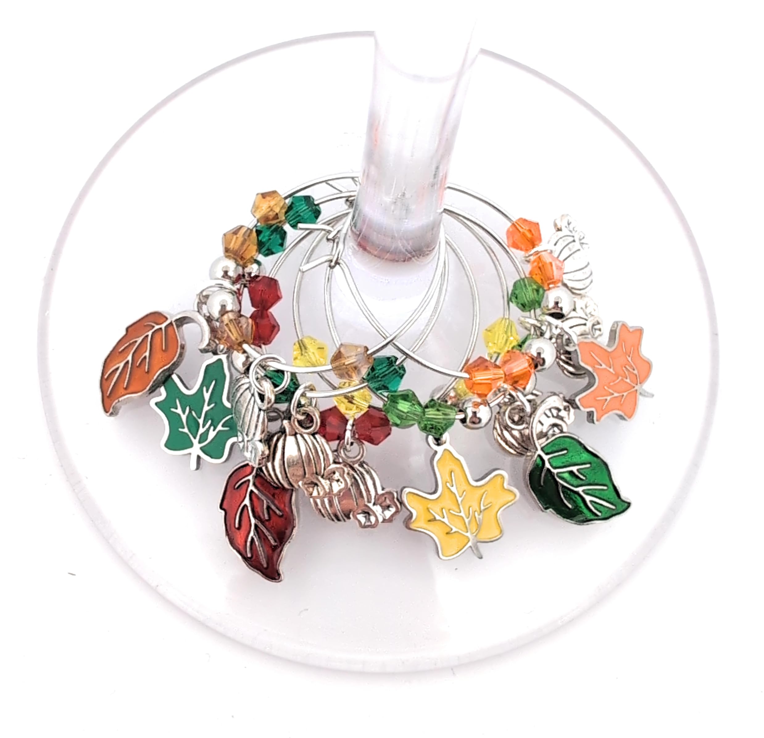 Pixie 6 piece set wine charms packaging and display