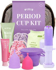 Pixie Menstrual Cup Kit S size with applicator