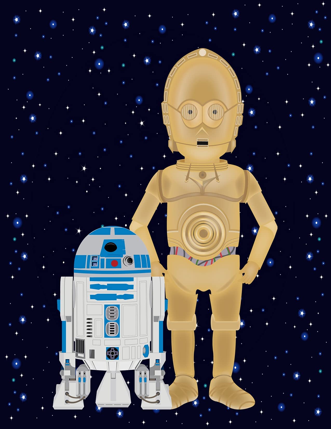 Space Wars nursery decor unframed prints premium paper alt view