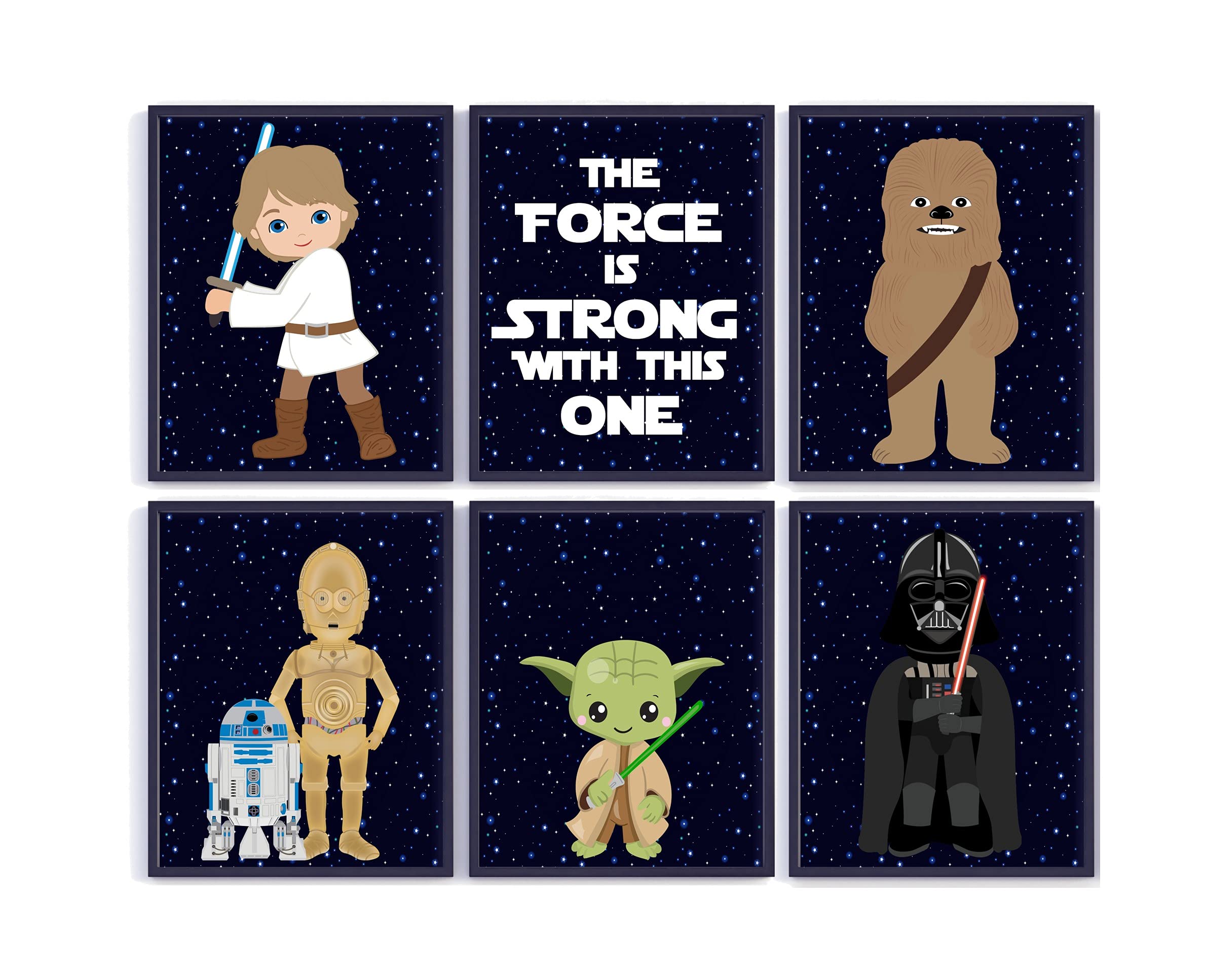 The Force Is Strong With This One print from Pixie Paper Space Wars