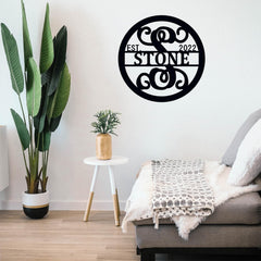 Personalized W monogram gift by PK Décor