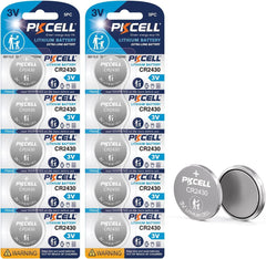 PKCELL CR2430 Battery 3V coin cell