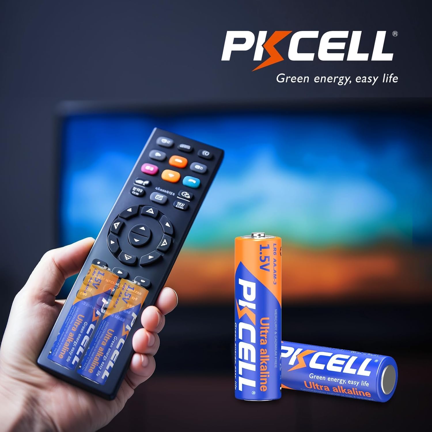 PKCELL D battery 4 count image