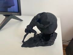 Compact size 3.8 x 4.4 x 2.5 inches Sisyphos Statue