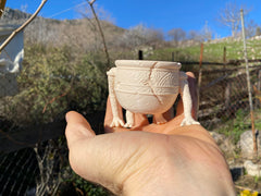 Close up of Pot Boy Planter detailing