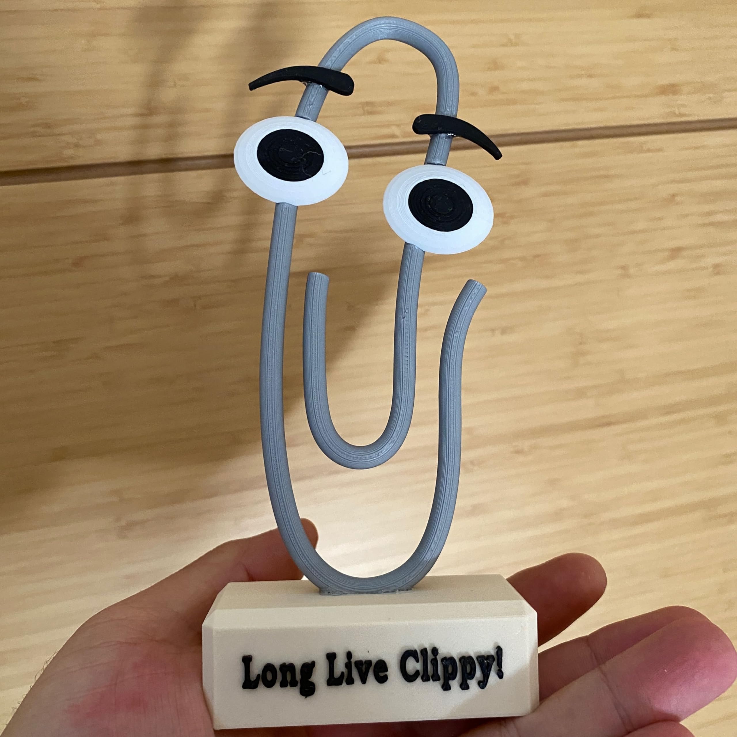 PLA material Clippy desk decor product photo