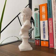 6 inch tall Sappho bust decorative figurine