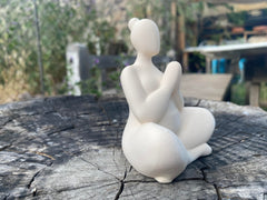 PLA meditation sculpture lightweight material