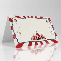WZ017 Carnival Circus theme place cards