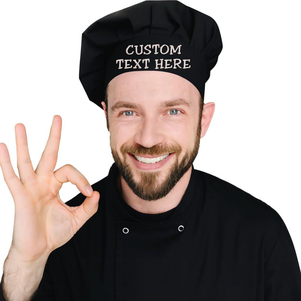 PLACE4PRINT chef hat with personalized name product image