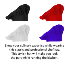 PLACE4PRINT chef hat color options example
