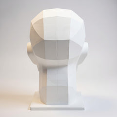 Planar Head white color drawing model for study