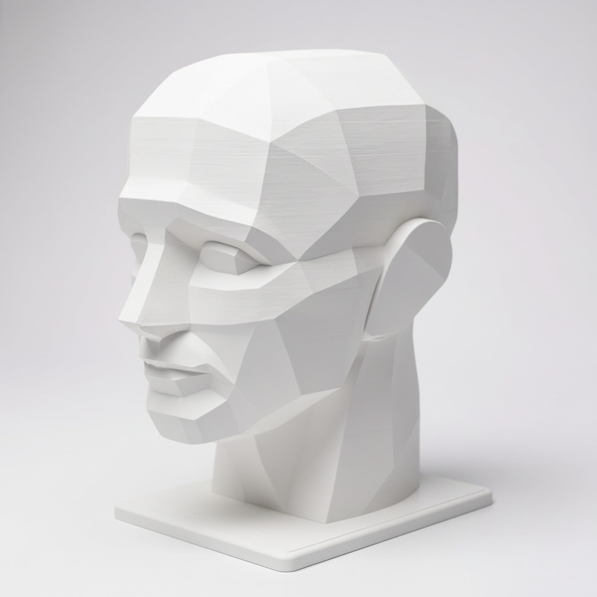Planar Head art and medical drawing model