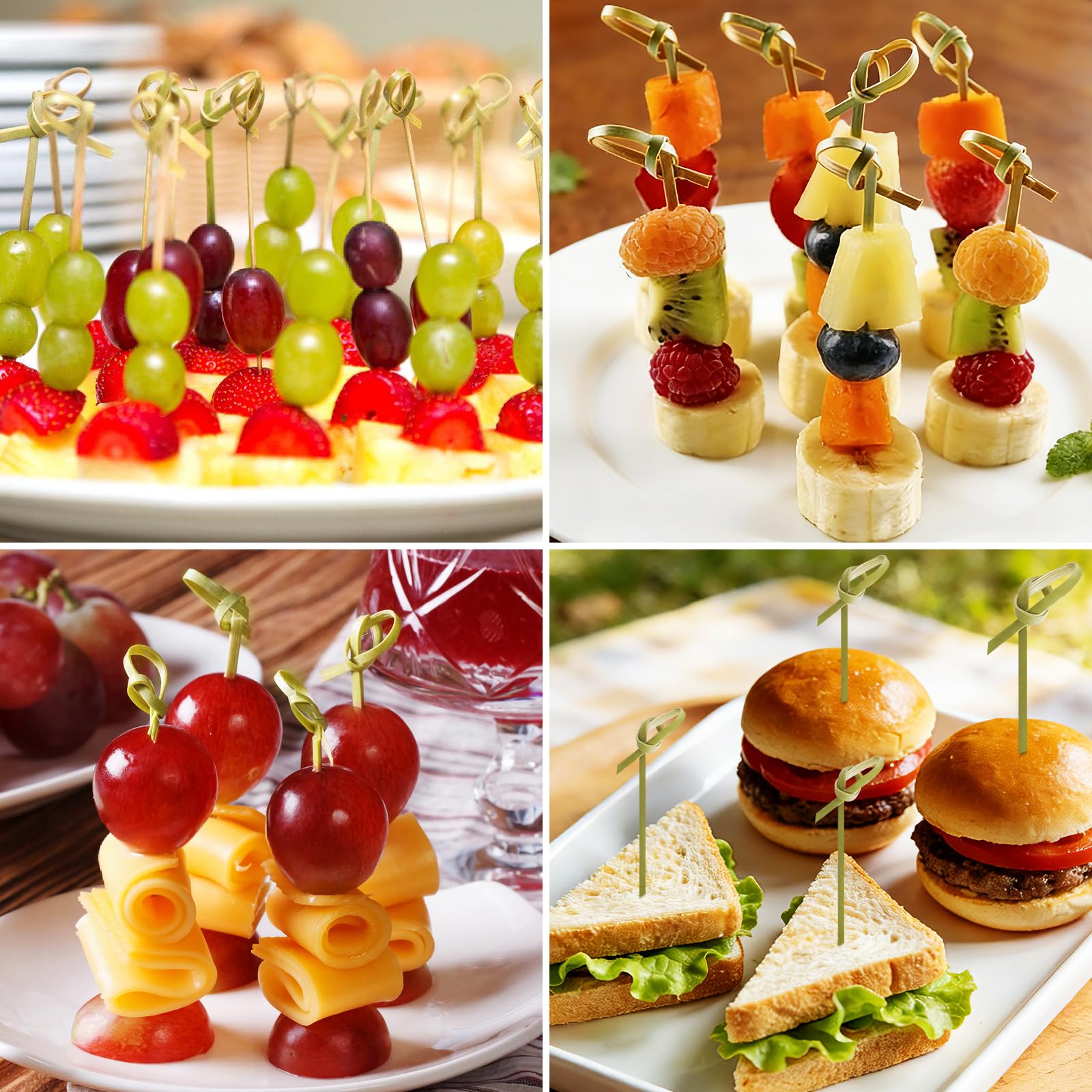 biodegradable party drink skewers