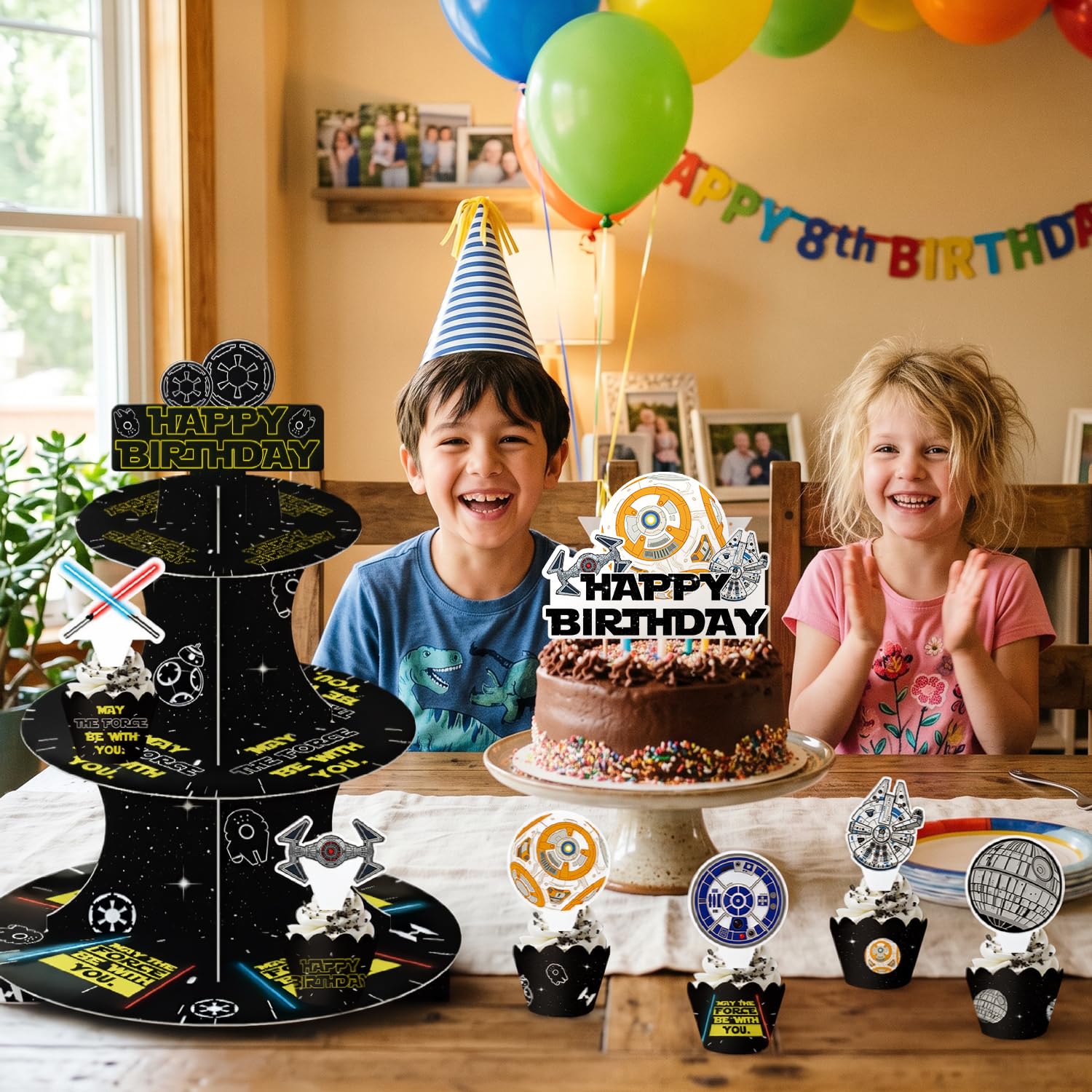 Planet themed party decorations for birthday parties