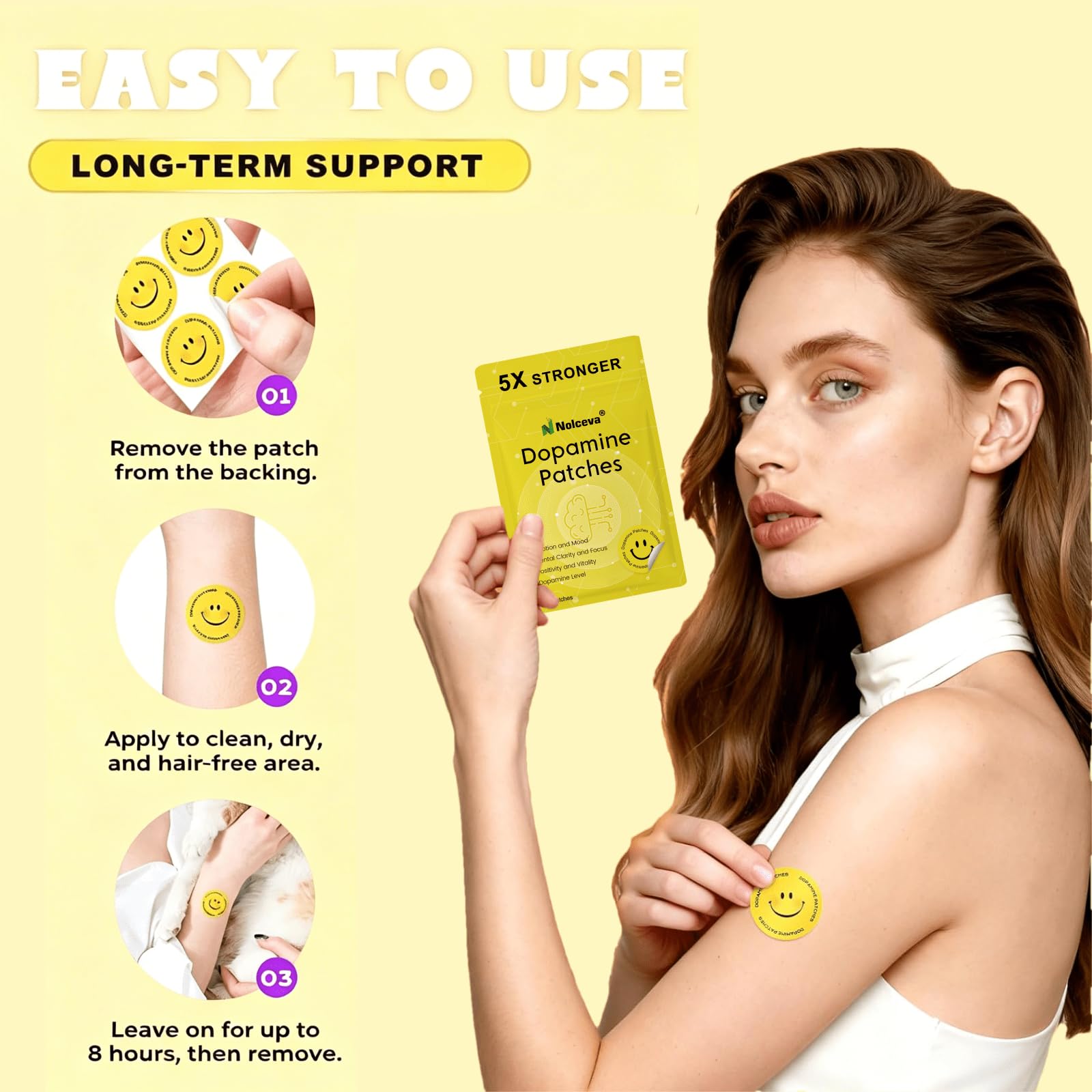 Lightweight breathable patch designed for daily use