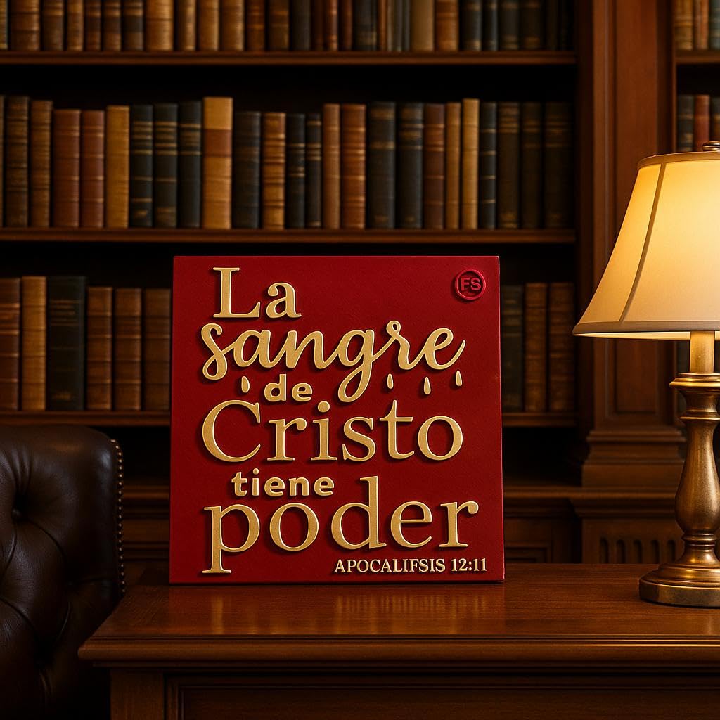 plaque mensaje de fe para el hogar