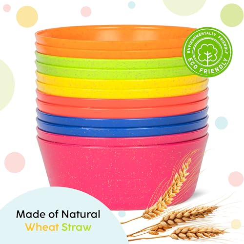 Six color assortment two of each color for kids bowls