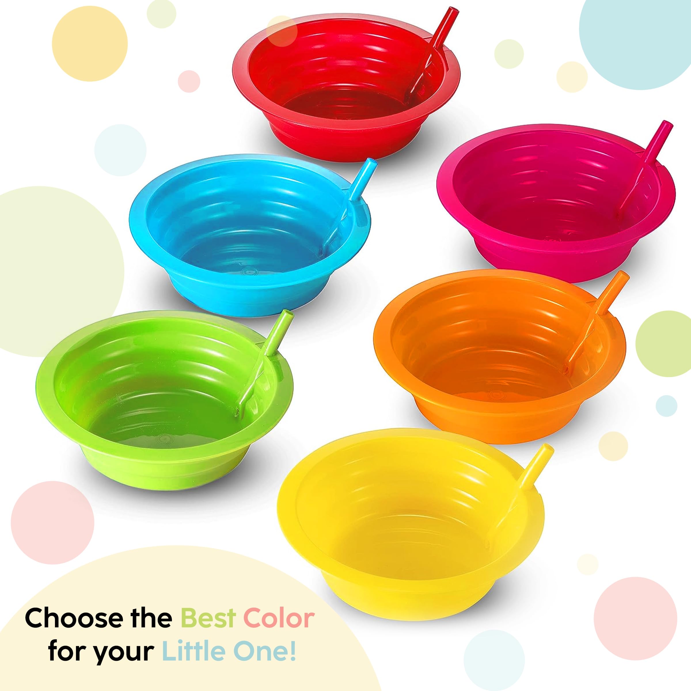 Includes 3 straw cleaner brushes for bowls set