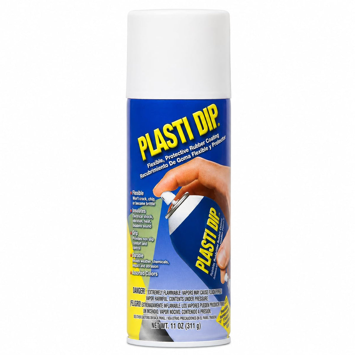 Plasti Dip White Spray 11 oz gift set with microfiber cloth