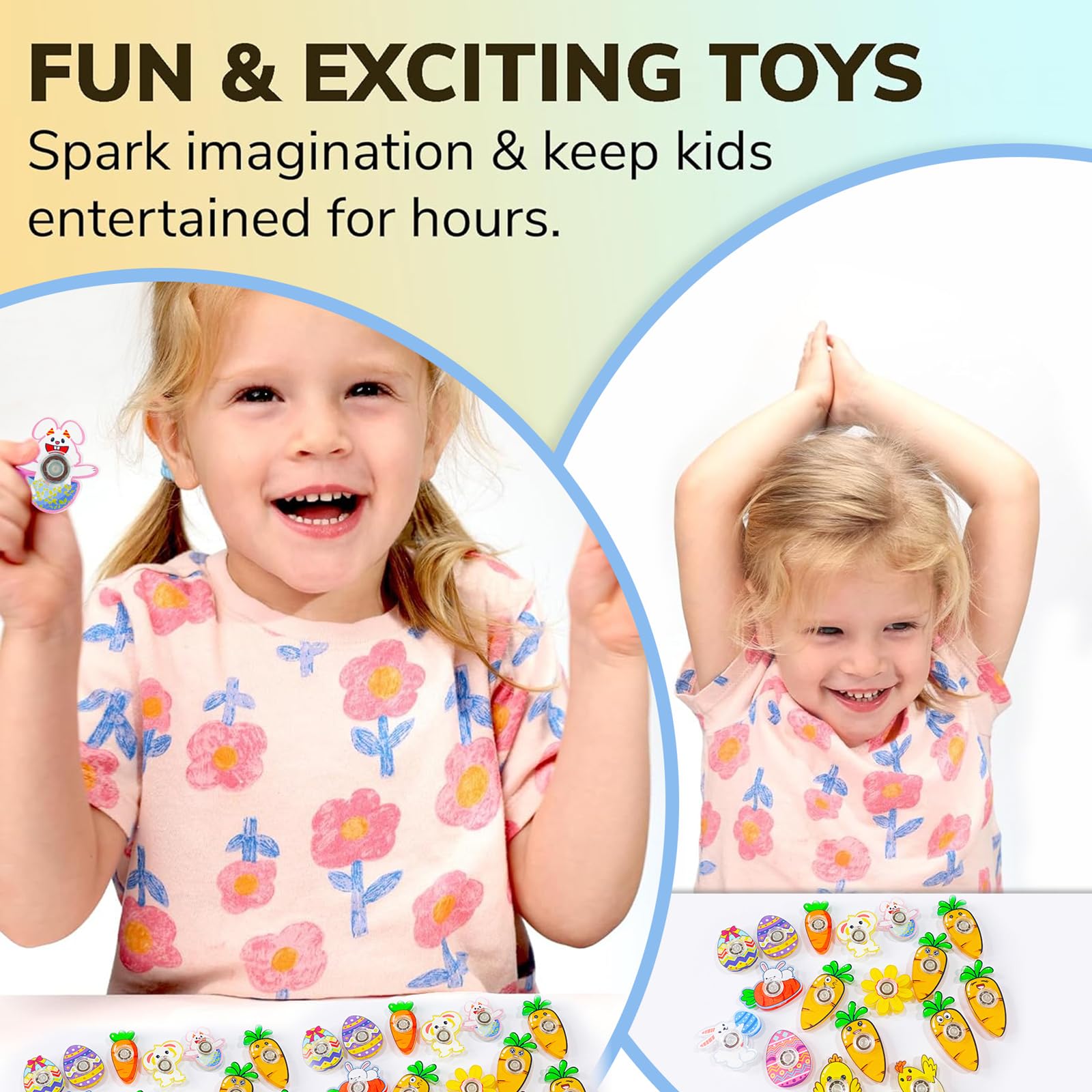 Easter party favors fidget toys 12 designs