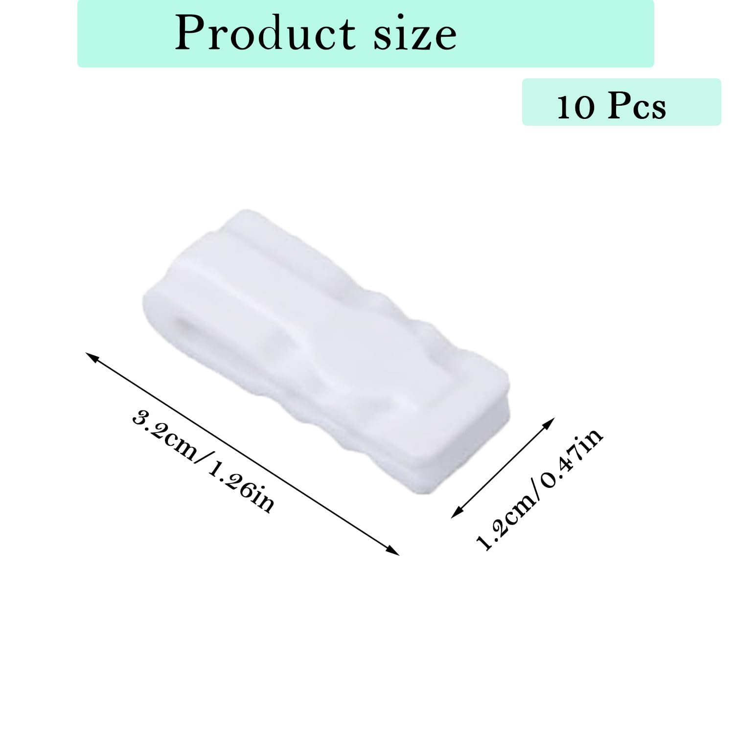Plastic material vacuum seal clip for bags
