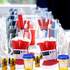 Plastic syringe and small syringes for beverage dispensing