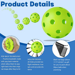 Hollow lightweight plastic baseballs safe for all ages