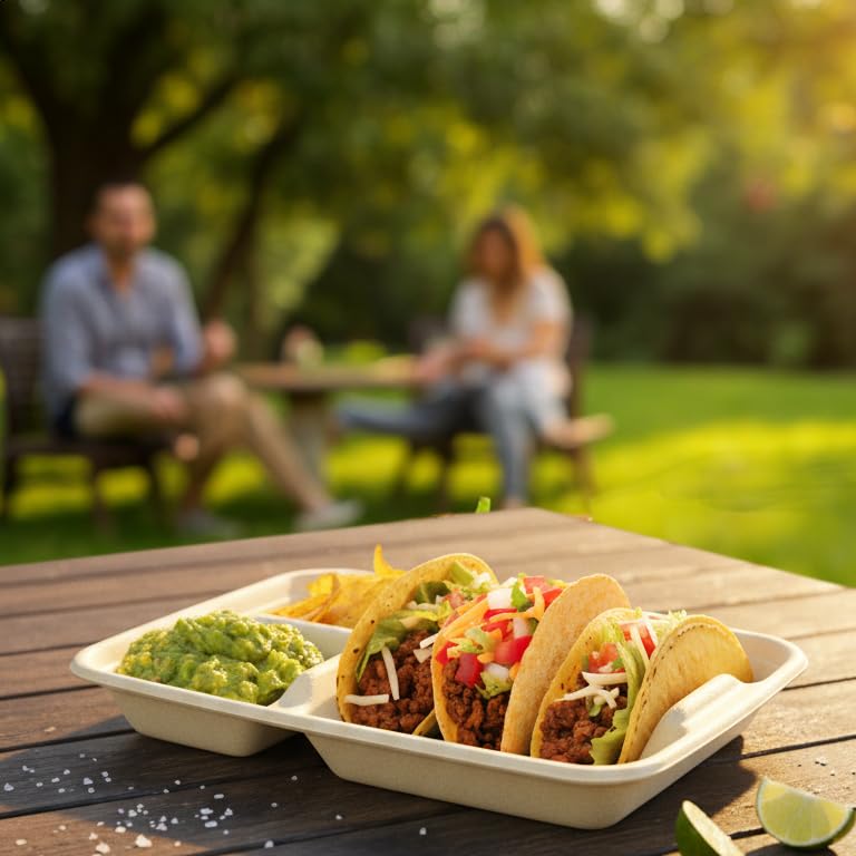 disposable plates for taco Tuesday fiestas