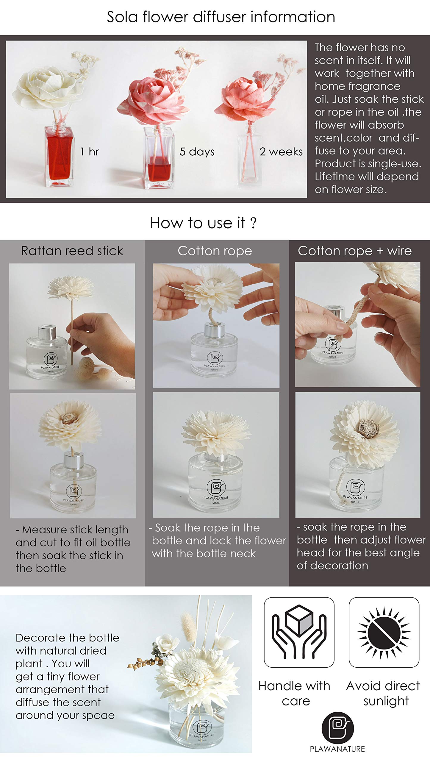 Eco-conscious sola diffuser design by Plawanature