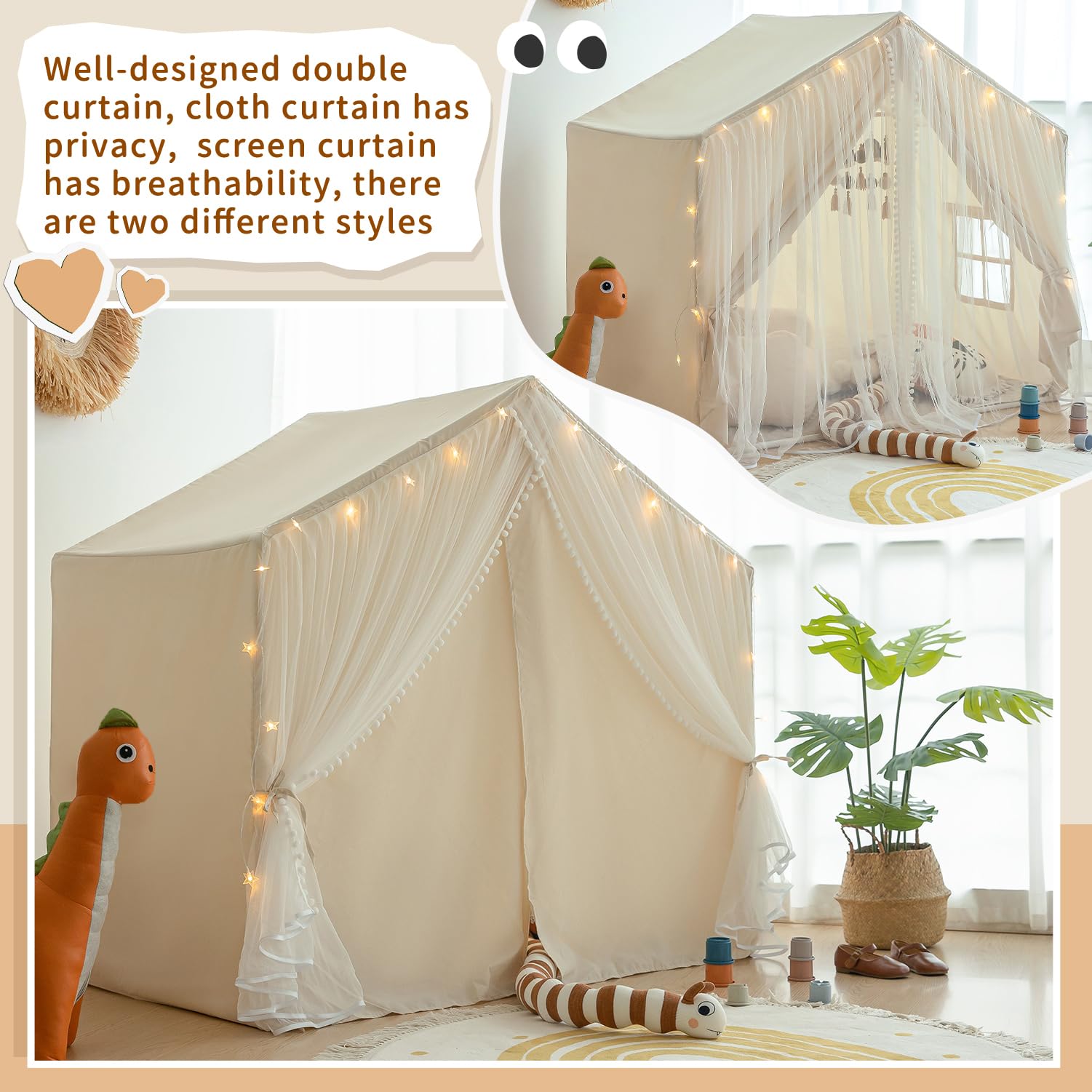 Play tent assembly manual included
