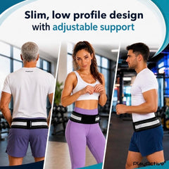 Back and pelvic support belt suitable for men and women