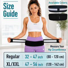 Anti-slip belt design to stay in place during activity