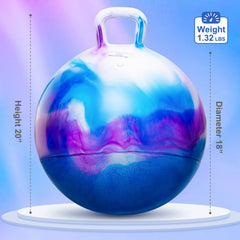 Clouds design hopper ball 18 inch for children