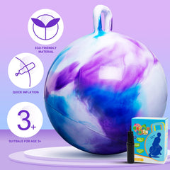 Hopper ball for kids ages 3-8 with durable material