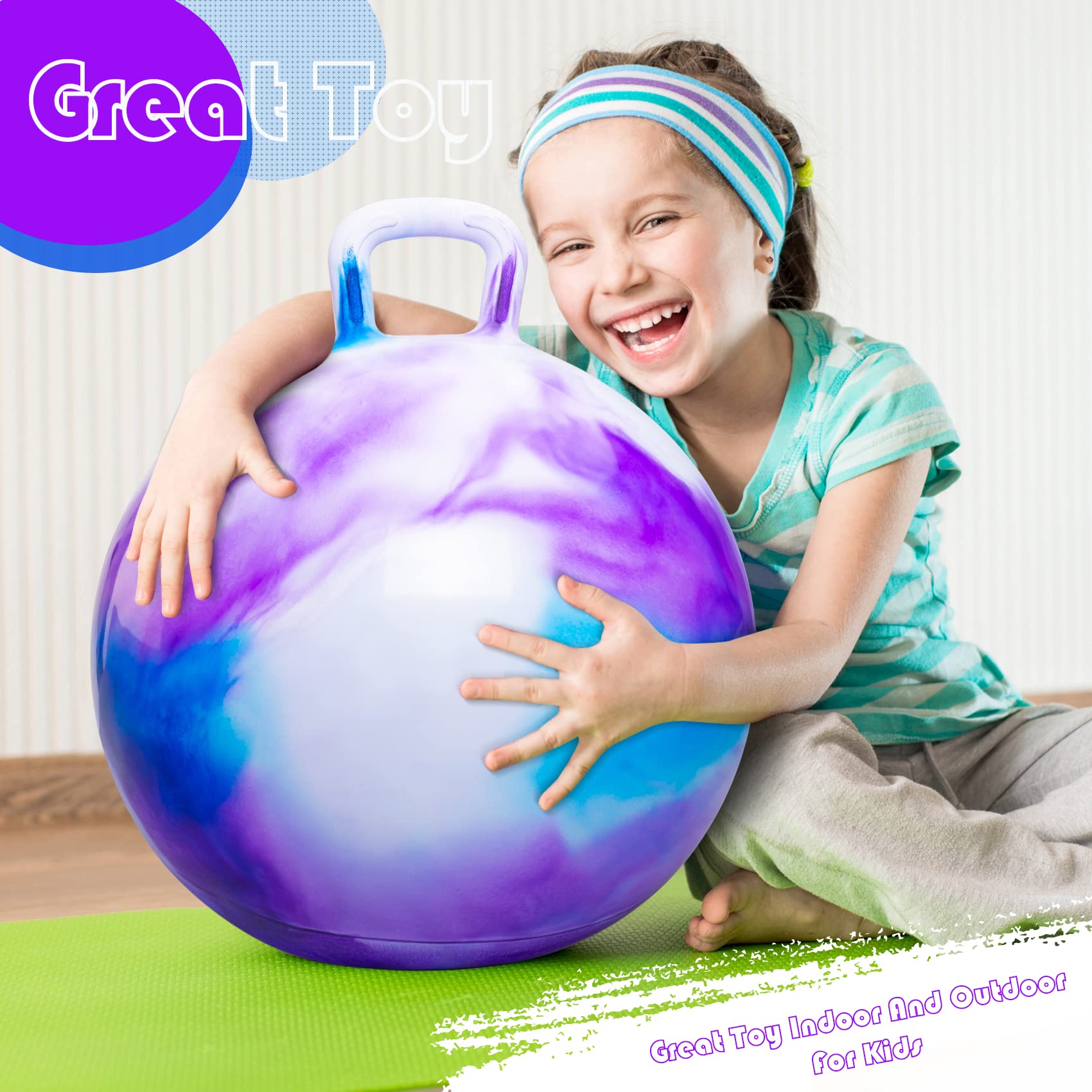 Kids balance and coordination toy hopper ball