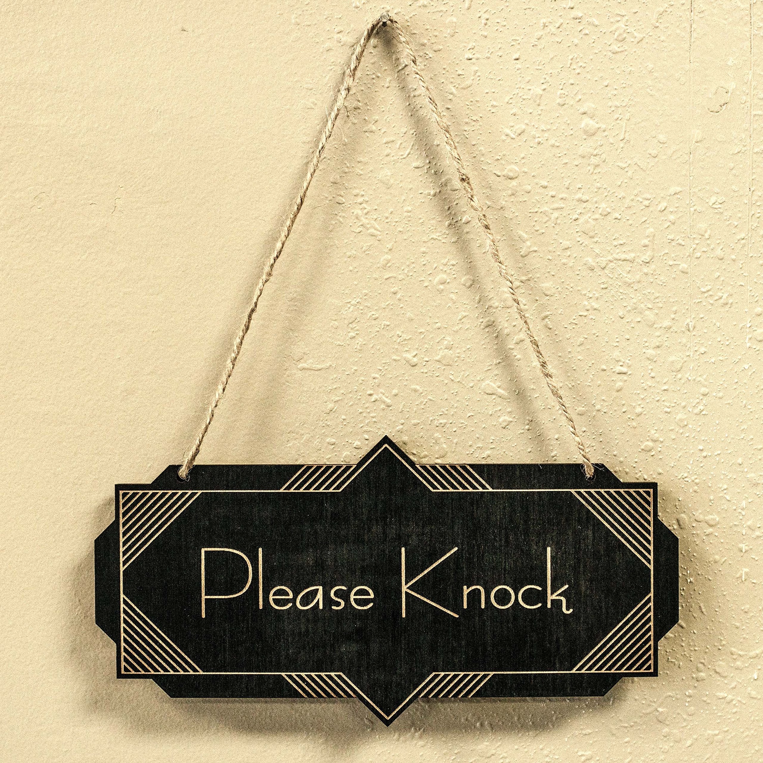 Laser engraved lettering on black wood sign 4x8