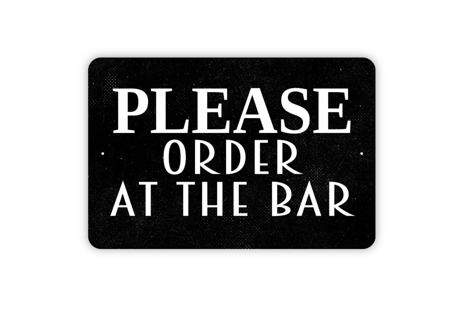 Please Order At The Bar Sign metal tin sign product image