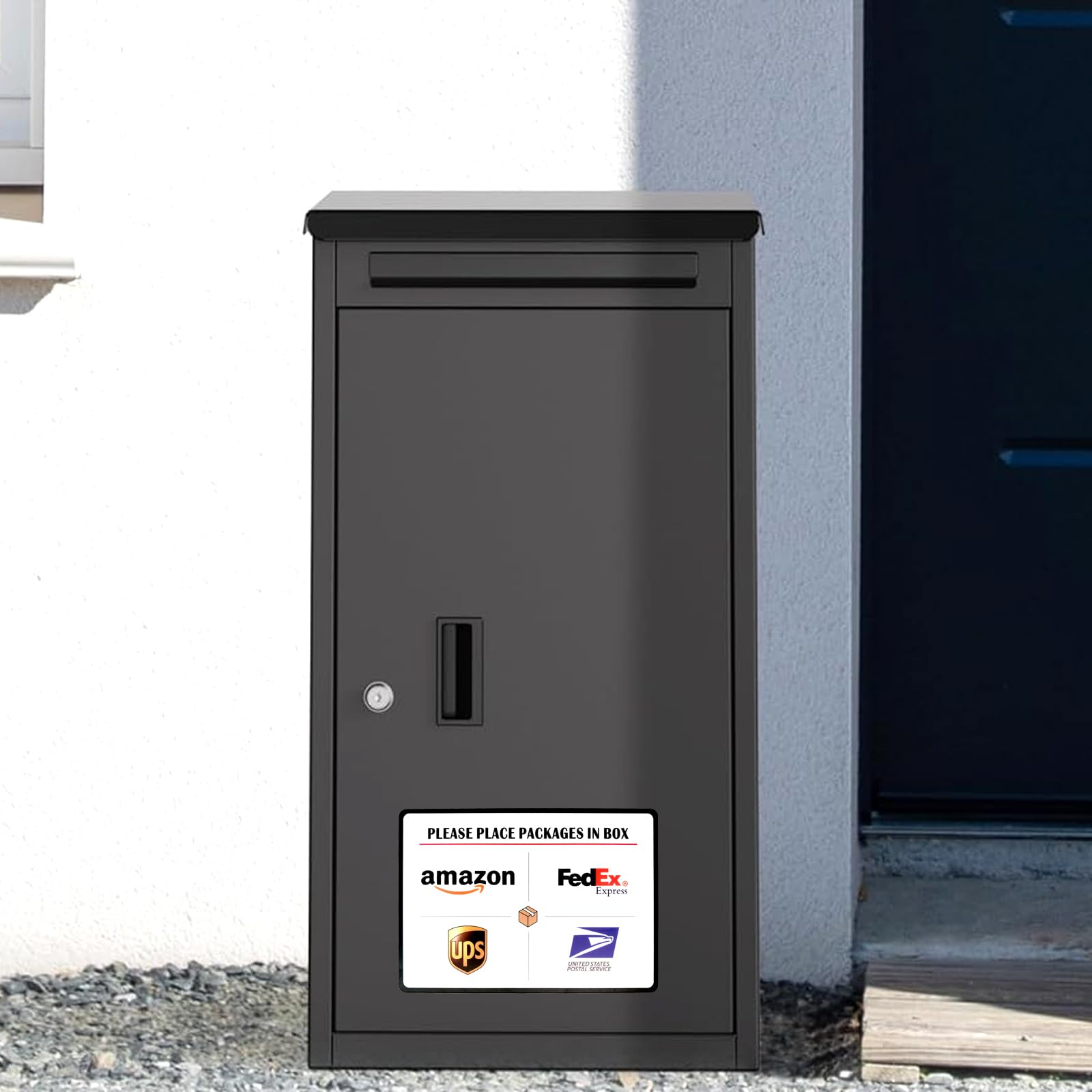 anti theft package delivery sign for homes and businesses