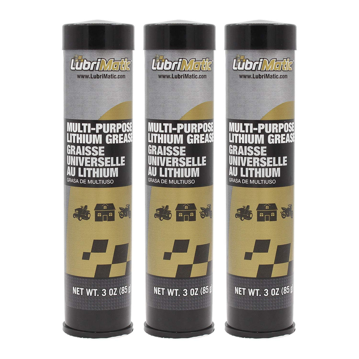 Plews & Edelmann LubriMatic 11312 amber 3oz grease cartridge pack