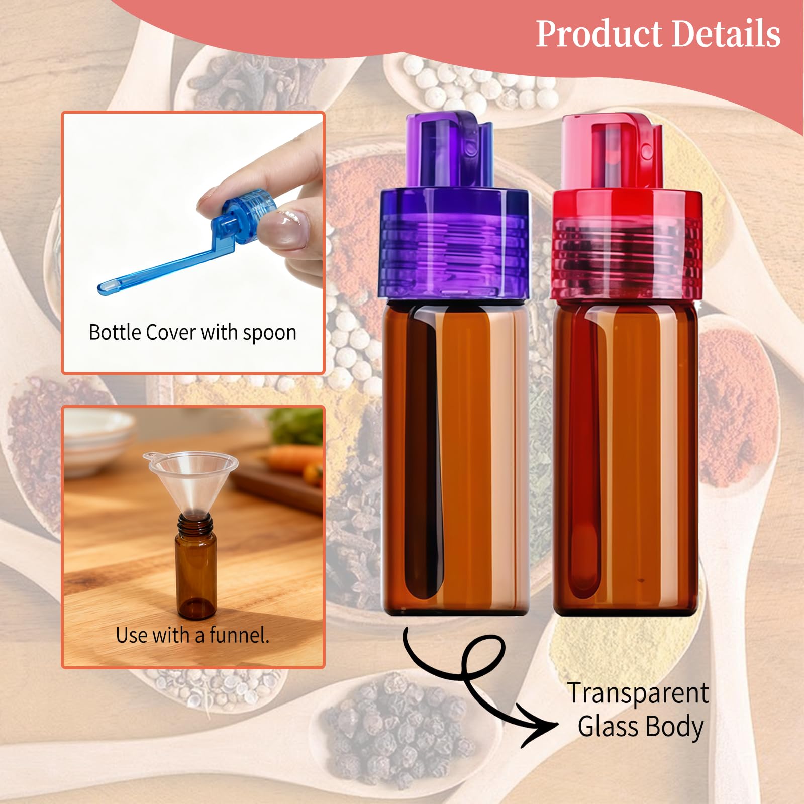 Zippered storage box for Plgardpo spice containers