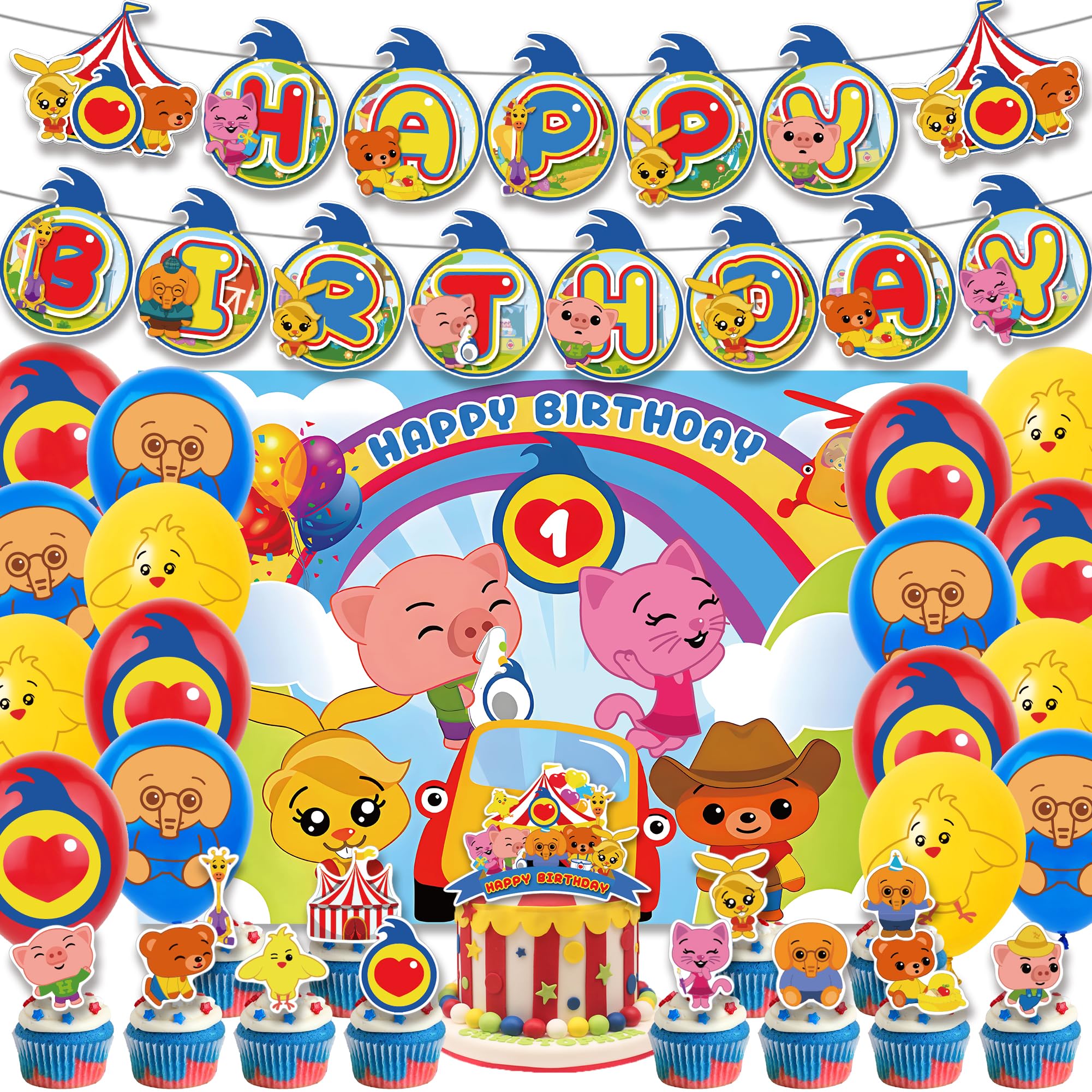 Large cake topper feature from Plim Plim kit