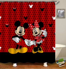 Toilet lid cover from PLMZUOK shower curtain set